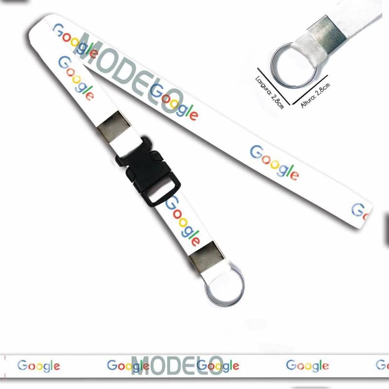 Google C0011P Cordão, Chaveiro Moto com Argola e Engate